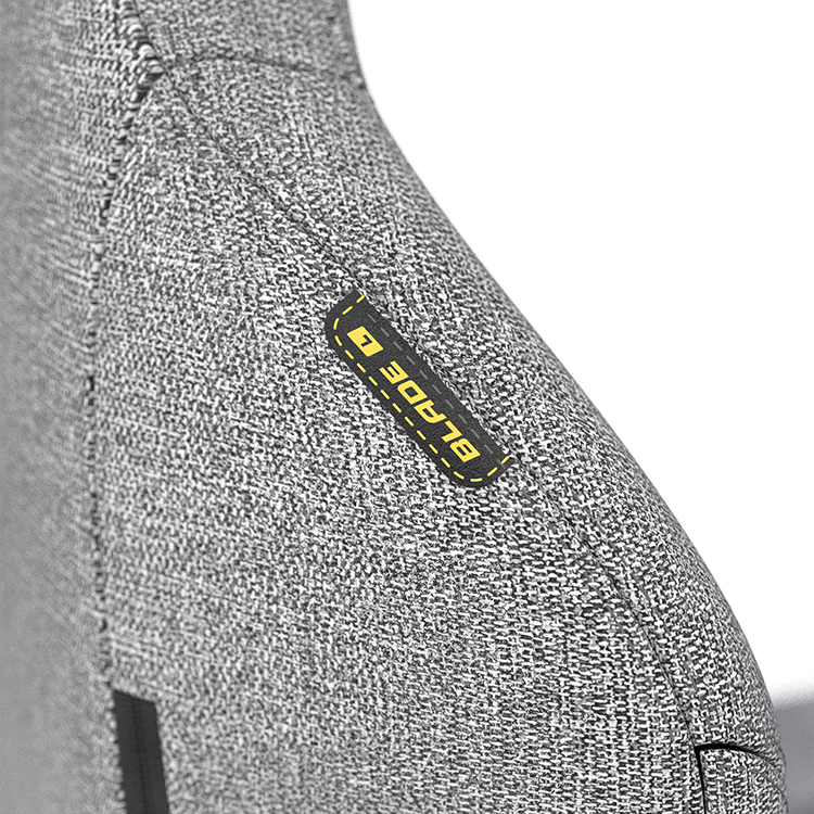 DXRACER 電競賽車椅 利刃基本款 (6D扶手/布面灰色)