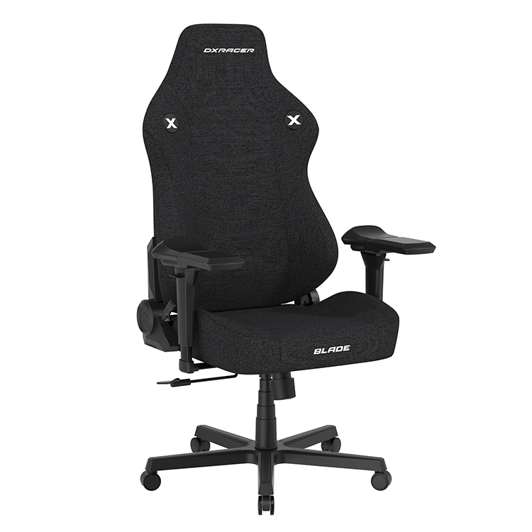 DXRACER 電競賽車椅 利刃 (6D扶手/布面黑色)